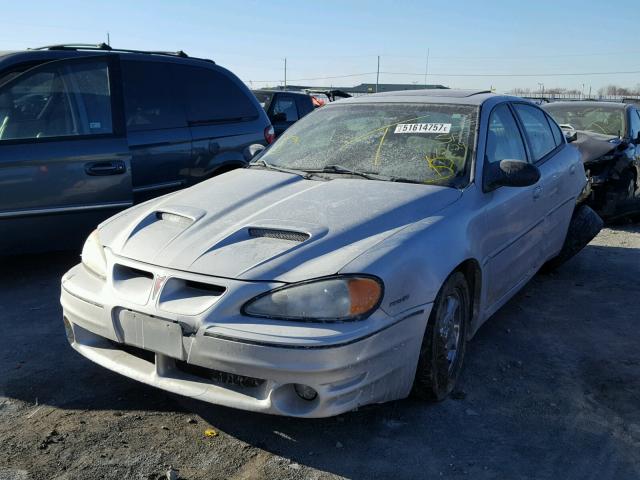 1G2NW52E14M658696 - 2004 PONTIAC GRAND AM G SILVER photo 2