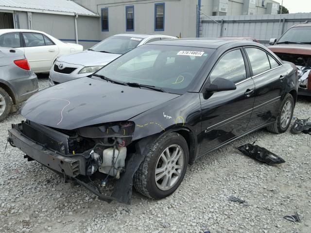 1G2ZG558064154664 - 2006 PONTIAC G6 SE1 BLACK photo 2