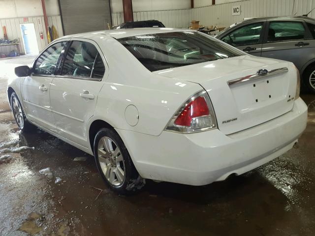 3FAFP08196R193802 - 2006 FORD FUSION SEL WHITE photo 3