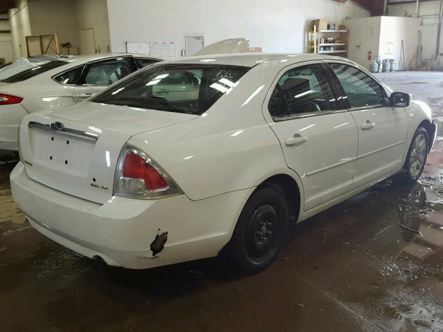 3FAFP08196R193802 - 2006 FORD FUSION SEL WHITE photo 4