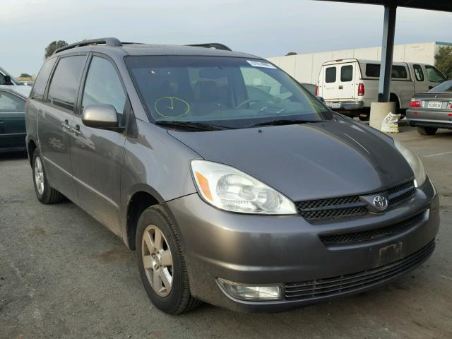 5TDZA22C94S161845 - 2004 TOYOTA SIENNA XLE GRAY photo 1