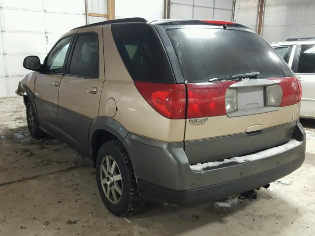 3G5DA03E62S533771 - 2002 BUICK RENDEZVOUS GOLD photo 3