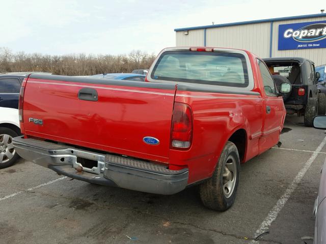 1FTDF1722VKB86777 - 1997 FORD F150 RED photo 4