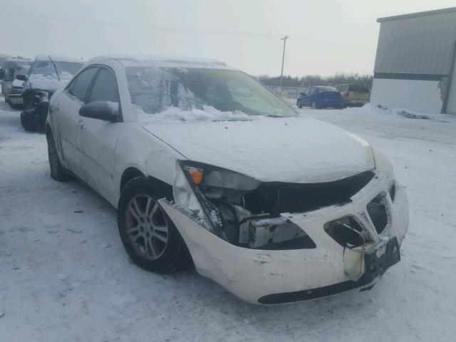 1G2ZG558764255619 - 2006 PONTIAC G6 SE1 WHITE photo 1