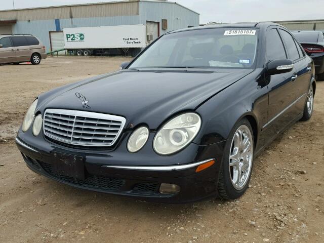 WDBUF70J83A149822 - 2003 MERCEDES-BENZ E 500 BLACK photo 2