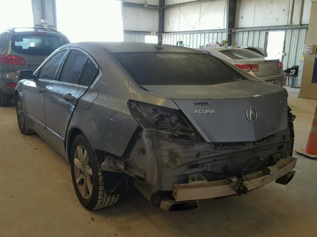 19UUA8F23CA003674 - 2012 ACURA TL BLACK photo 3