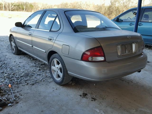 3N1CB51D1YL323089 - 2000 NISSAN SENTRA BAS GRAY photo 3