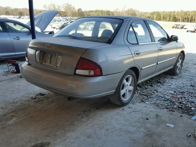 3N1CB51D1YL323089 - 2000 NISSAN SENTRA BAS GRAY photo 4