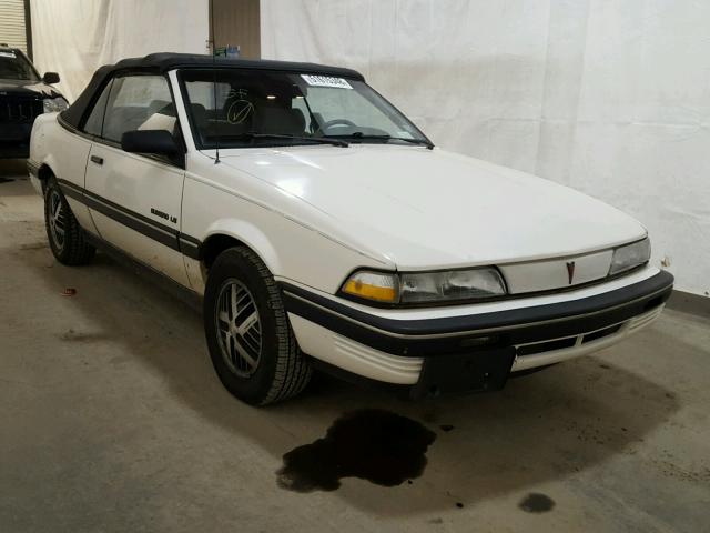 1G2JB34K5M7643960 - 1991 PONTIAC SUNBIRD LE WHITE photo 1