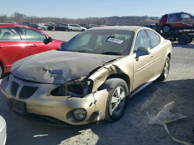 2G2WP522551345574 - 2005 PONTIAC GRAND PRIX GOLD photo 2