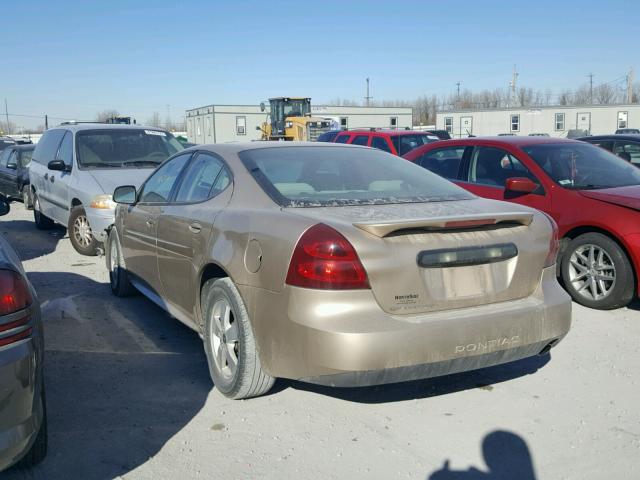 2G2WP522551345574 - 2005 PONTIAC GRAND PRIX GOLD photo 3