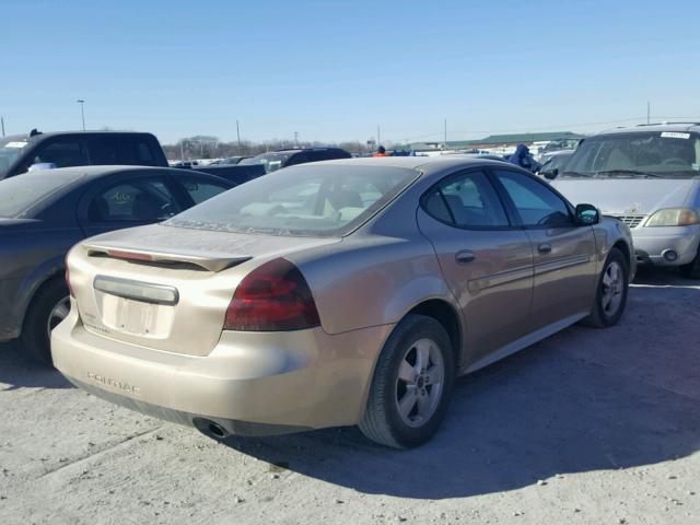 2G2WP522551345574 - 2005 PONTIAC GRAND PRIX GOLD photo 4