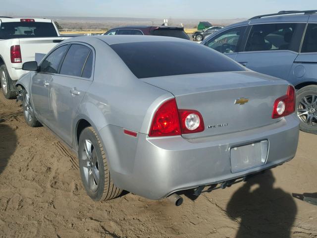 1G1ZC5EB8AF254195 - 2010 CHEVROLET MALIBU 1LT SILVER photo 3