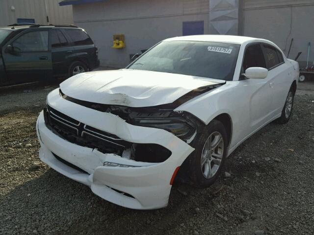 2C3CDXBG7FH856831 - 2015 DODGE CHARGER SE WHITE photo 2