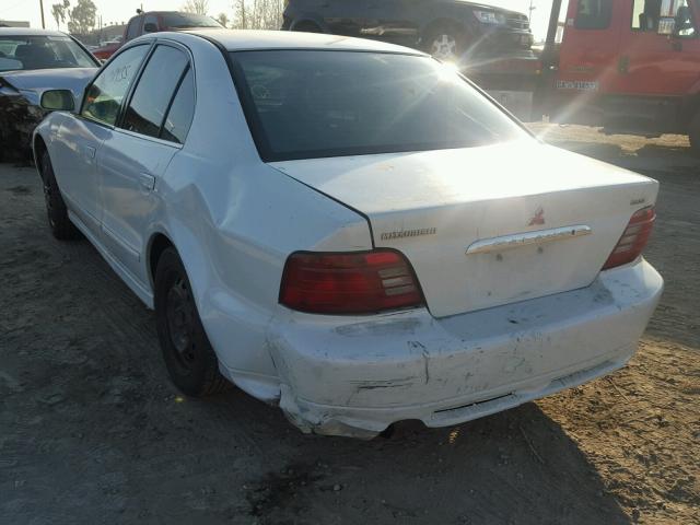 4A3AA46G51E201133 - 2001 MITSUBISHI GALANT ES WHITE photo 3