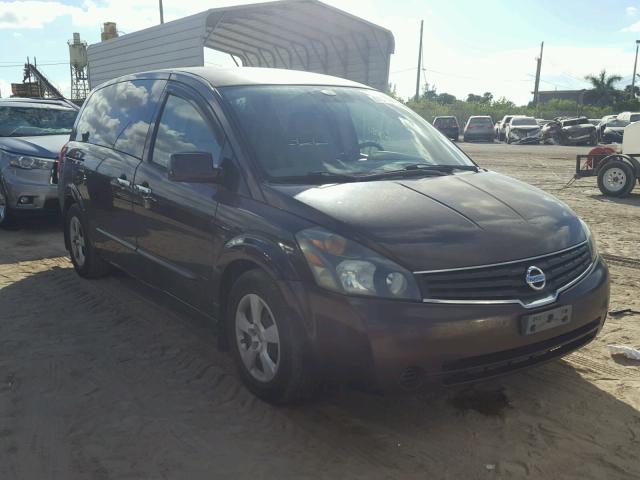 5N1BV28U77N109562 - 2007 NISSAN QUEST BROWN photo 1