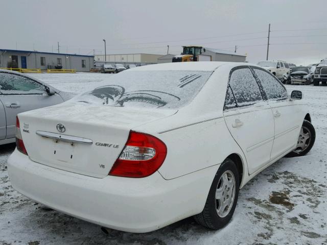 4T1BF32K22U030289 - 2002 TOYOTA CAMRY LE 白色 照片 4