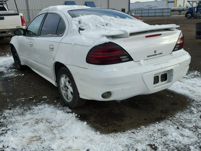 1G2NE52E55M100032 - 2005 PONTIAC GRAND AM S თეთრი ფოტო 3