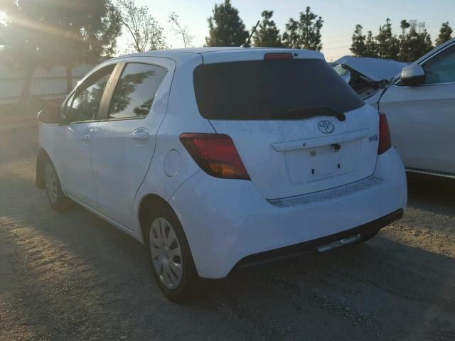 VNKKTUD35FA030388 - 2015 TOYOTA YARIS WHITE photo 3