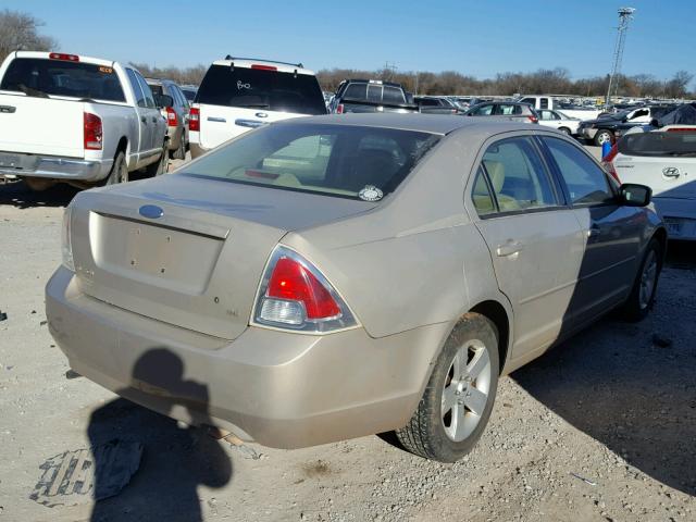 3FAFP07Z56R182609 - 2006 FORD FUSION SE GOLD photo 4