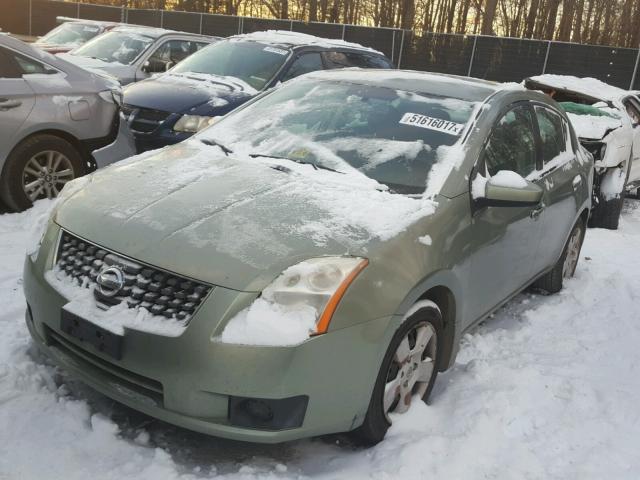 3N1AB61E27L707760 - 2007 NISSAN SENTRA 2.0 GREEN photo 2