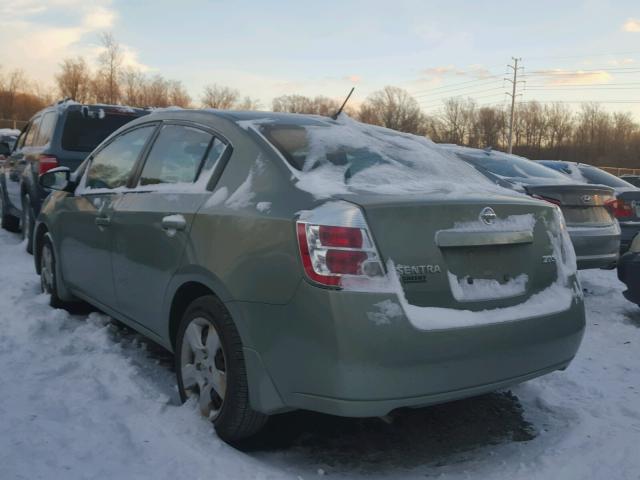 3N1AB61E27L707760 - 2007 NISSAN SENTRA 2.0 GREEN photo 3