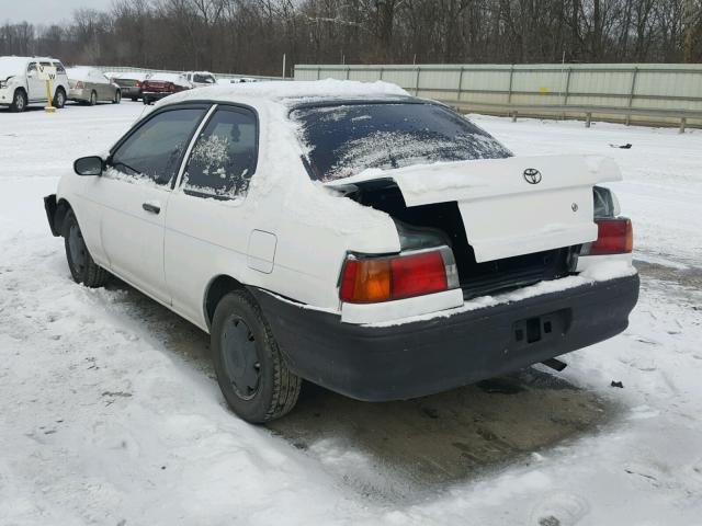 JT2EL43S8P0336788 - 1993 TOYOTA TERCEL DX WHITE photo 3