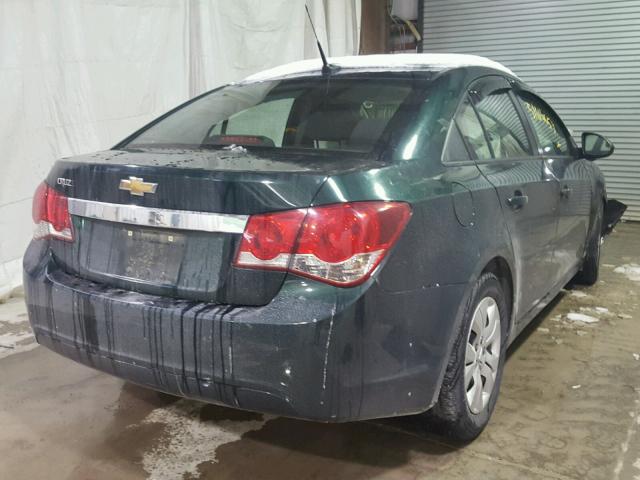 1G1PB5SG8E7339273 - 2014 CHEVROLET CRUZE LS GREEN photo 4