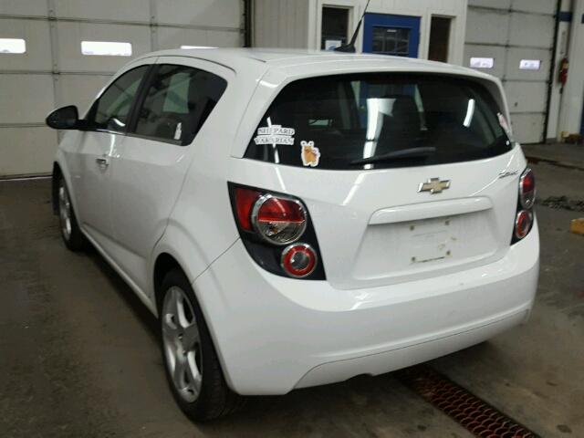 1G1JE6SG7D4105340 - 2013 CHEVROLET SONIC LTZ WHITE photo 3