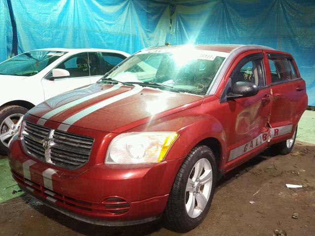 1B3CB4HA6AD560693 - 2010 DODGE CALIBER SX RED photo 2