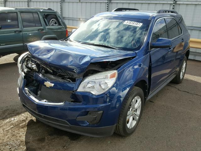 2CNALDEW0A6215477 - 2010 CHEVROLET EQUINOX LT BLUE photo 2