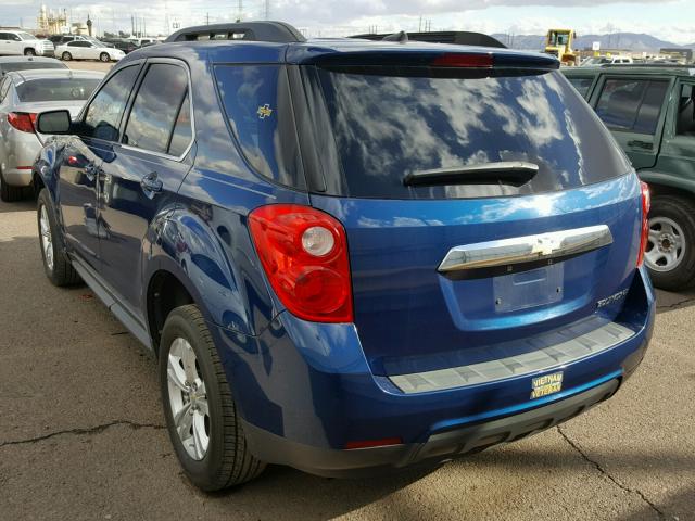 2CNALDEW0A6215477 - 2010 CHEVROLET EQUINOX LT BLUE photo 3