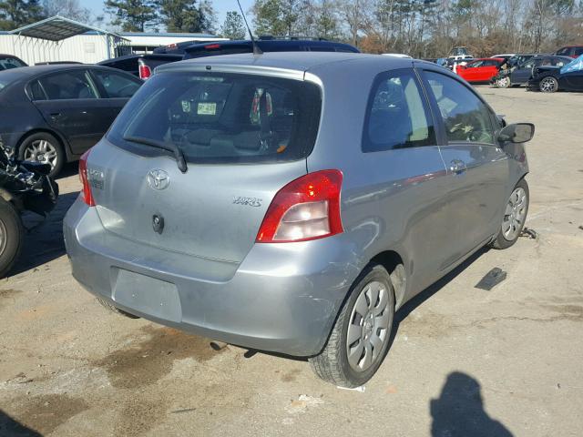 JTDJT923675110975 - 2007 TOYOTA YARIS SILVER photo 4