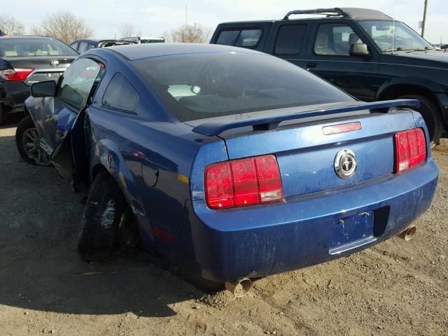 1ZVFT80N165158657 - 2006 FORD MUSTANG BLUE photo 3