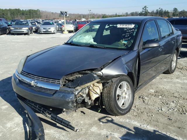 1G1ZT54865F284369 - 2005 CHEVROLET MALIBU LS GRAY photo 2