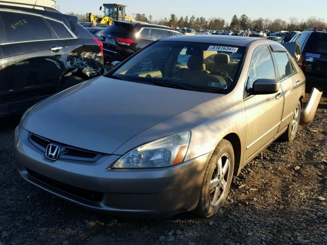 1HGCM56785A046620 - 2005 HONDA ACCORD EX BEIGE photo 2