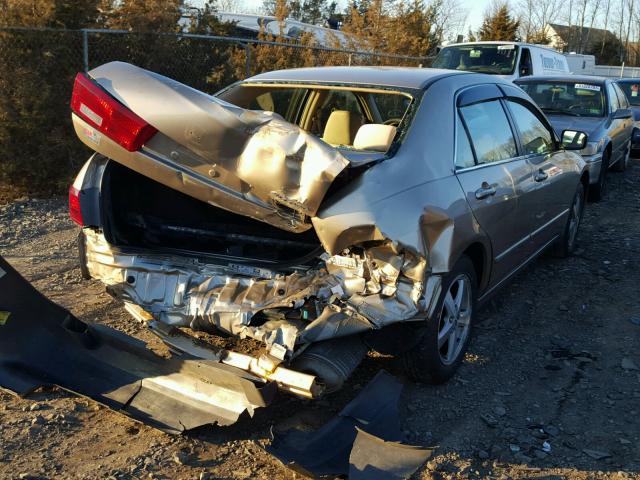 1HGCM56785A046620 - 2005 HONDA ACCORD EX BEIGE photo 4