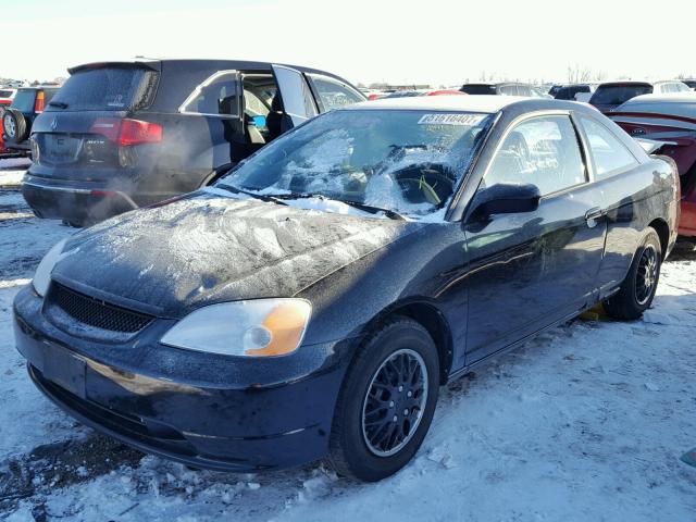 1HGEM22083L045811 - 2003 HONDA CIVIC EX შავი ფოტო 2