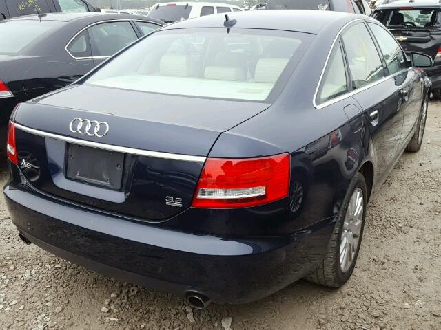 WAUDH74F77N039812 - 2007 AUDI A6 3.2 QUA BLUE photo 4