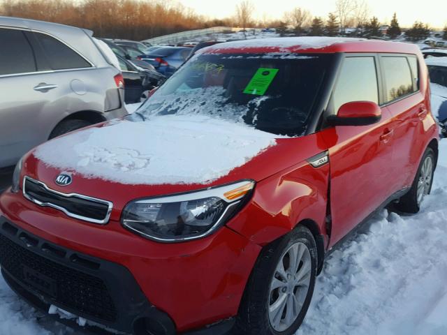 KNDJP3A52F7797816 - 2015 KIA SOUL + RED photo 2