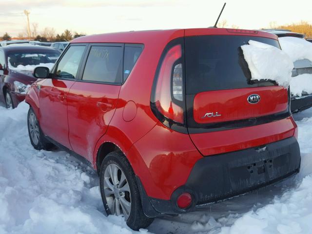 KNDJP3A52F7797816 - 2015 KIA SOUL + RED photo 3