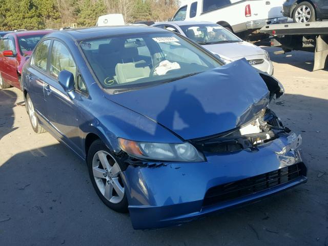 1HGFA16867L089030 - 2007 HONDA CIVIC EX BLUE photo 1