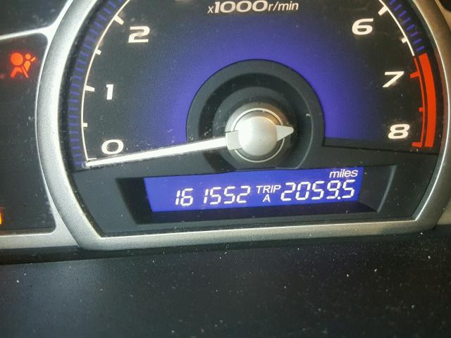 1HGFA16867L089030 - 2007 HONDA CIVIC EX BLUE photo 8