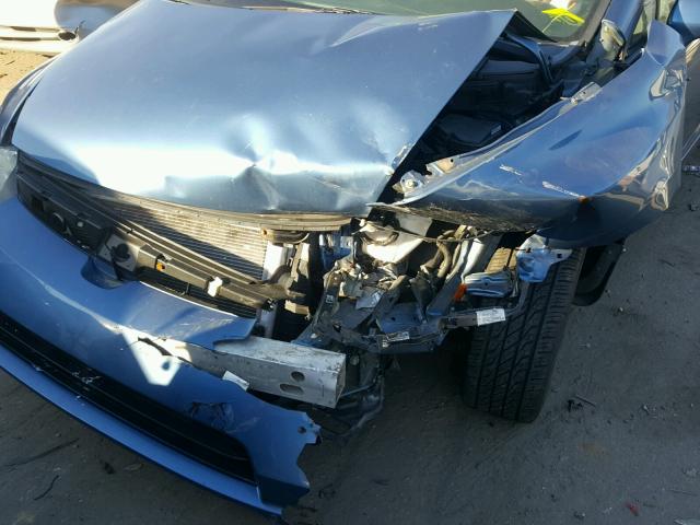 1HGFA16867L089030 - 2007 HONDA CIVIC EX BLUE photo 9