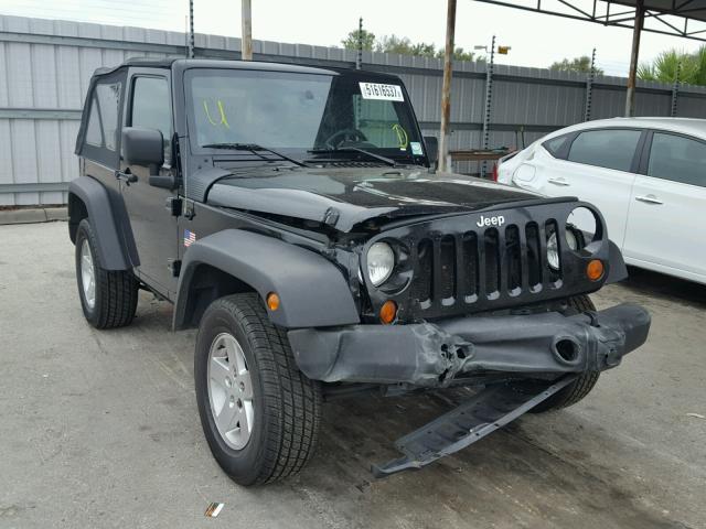 1J4FA241X7L132305 - 2007 JEEP WRANGLER X BLACK photo 1