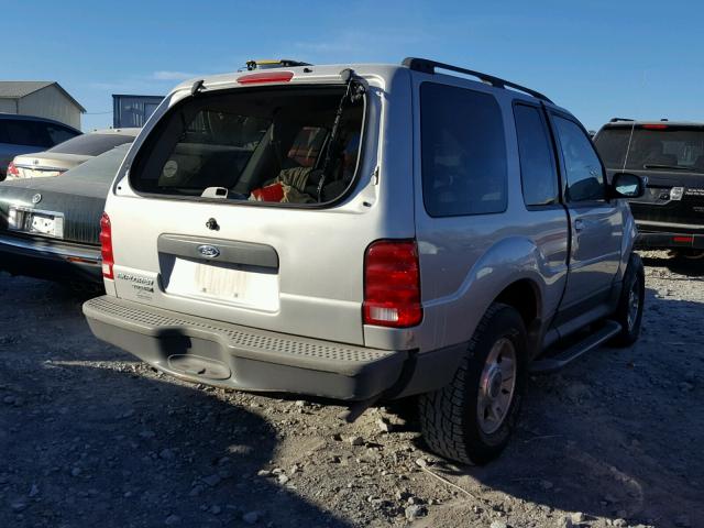 1FMZU70E43UB97313 - 2003 FORD EXPLORER S GRAY photo 4