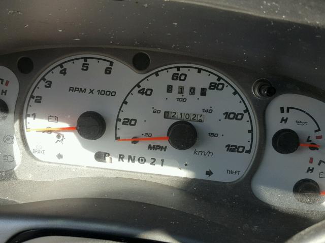 1FMZU70E43UB97313 - 2003 FORD EXPLORER S GRAY photo 8