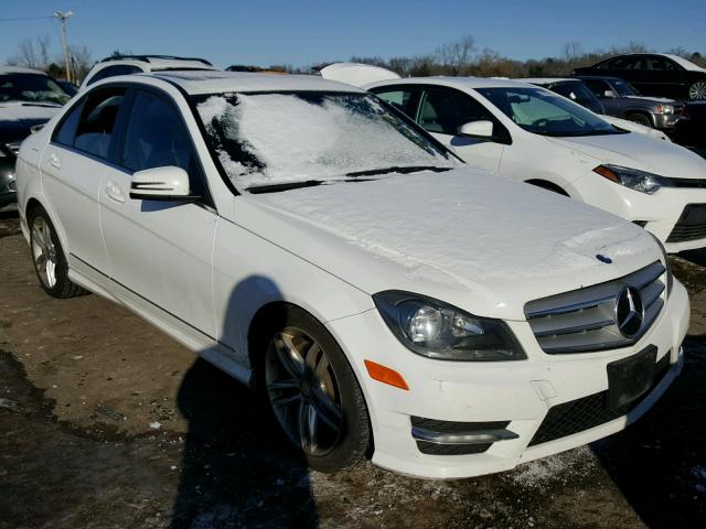 WDDGF8AB5DR241457 - 2013 MERCEDES-BENZ C 300 4MAT WHITE photo 1