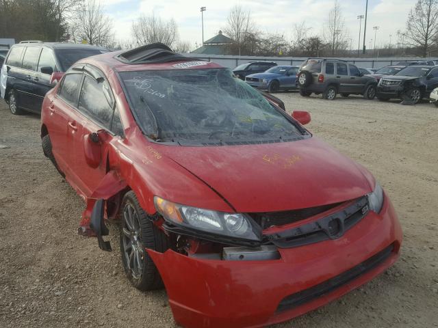 2HGFA55518H705021 - 2008 HONDA CIVIC SI RED photo 1