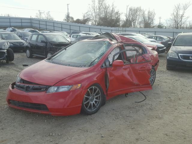 2HGFA55518H705021 - 2008 HONDA CIVIC SI RED photo 9